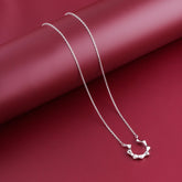 Eri Silvers Textured Circle Daily Ware Pendant Necklace For Women